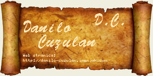 Danilo Ćuzulan vizit kartica